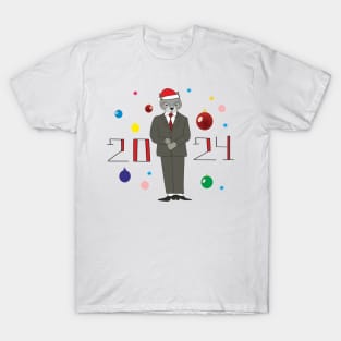 Cat boss New Year 2024 T-Shirt